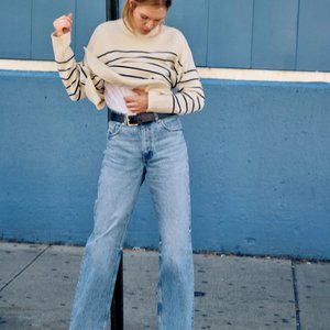 Zara wide leg jeans